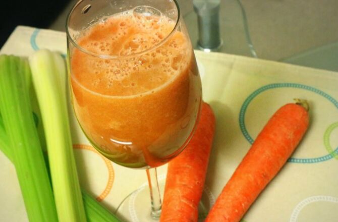 Сок сельдерея с морковью 