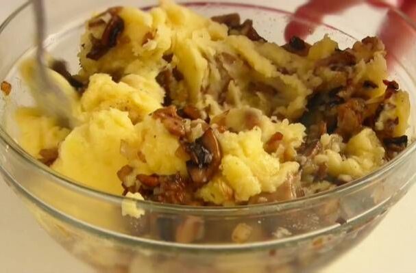 Начинка для пирожков с картошкой и грибами 